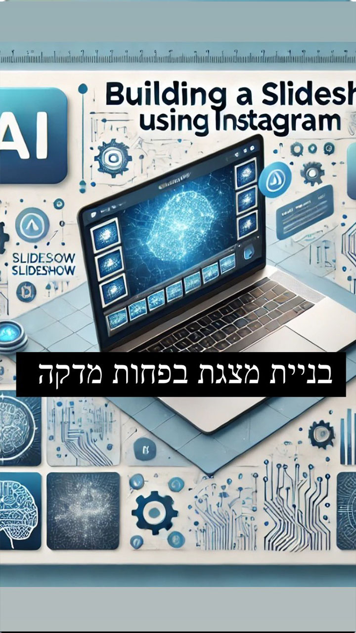 בניית מצגות AI